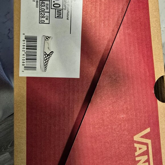 VANS Asher Checkerboard - classic slip on vn000seqipd MEN'S SIZE 10 NEW - Picture 5 of 11